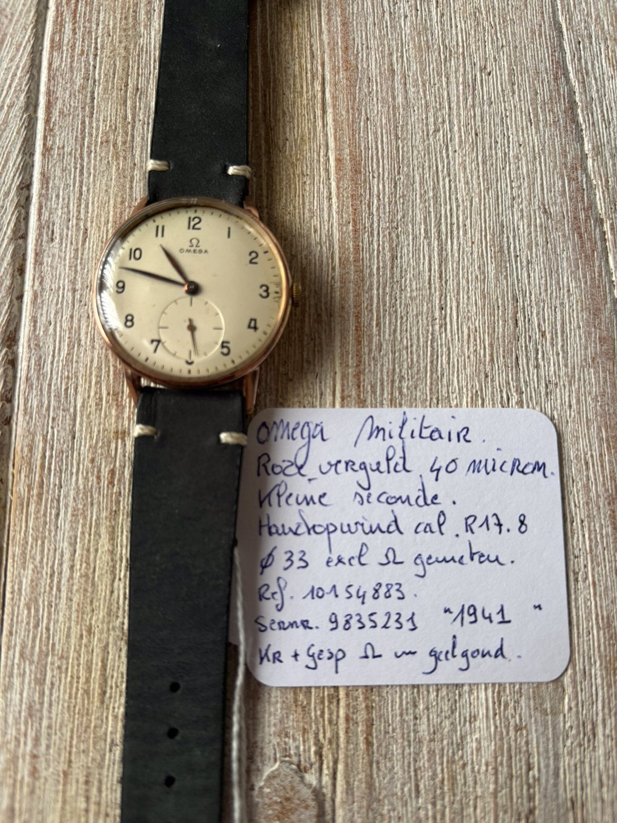 Vintage Omega Military 1941., Enlèvement ou Envoi, Omega