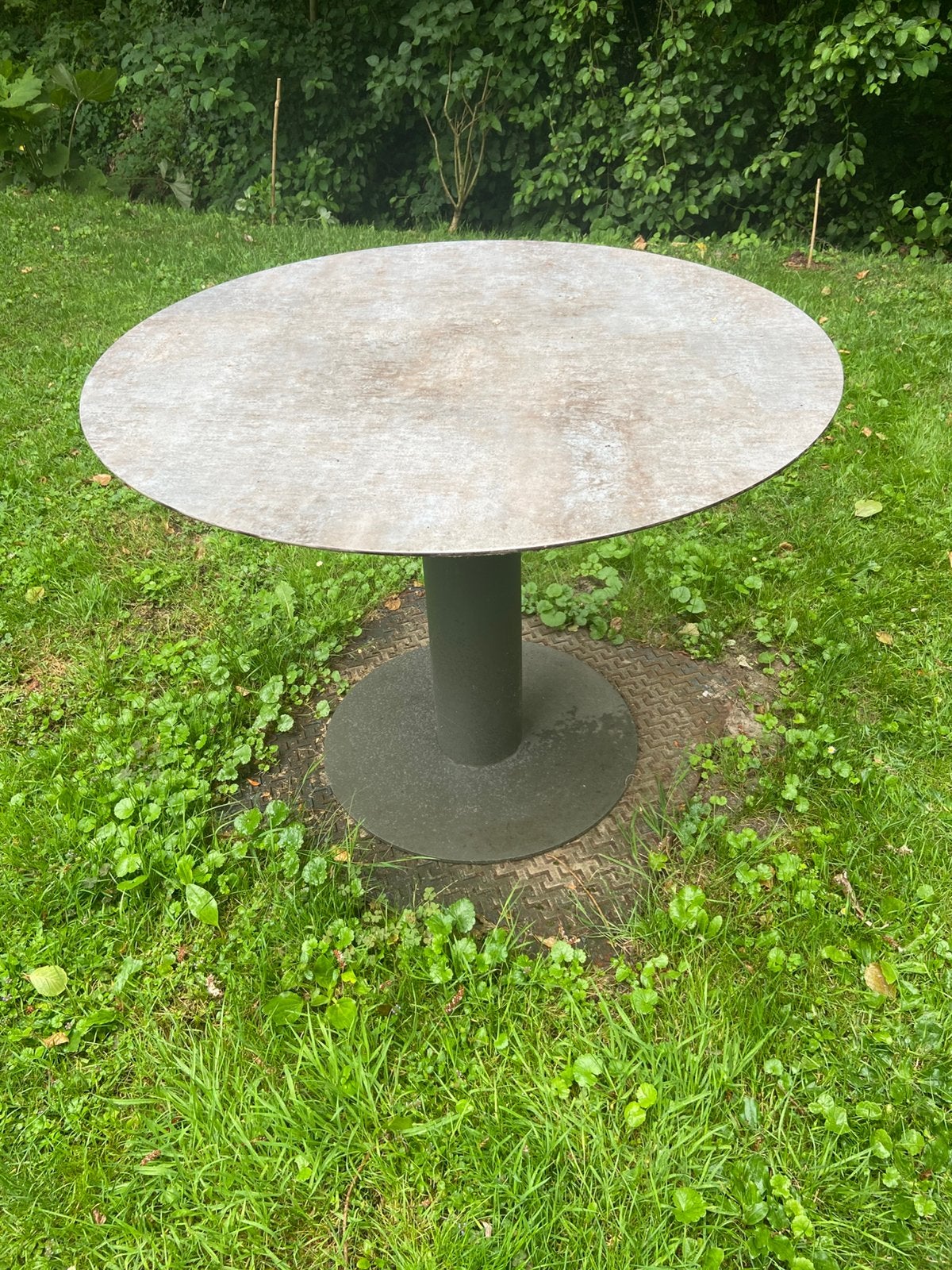 Keramieken tuintafel., Ophalen, Zo goed als nieuw