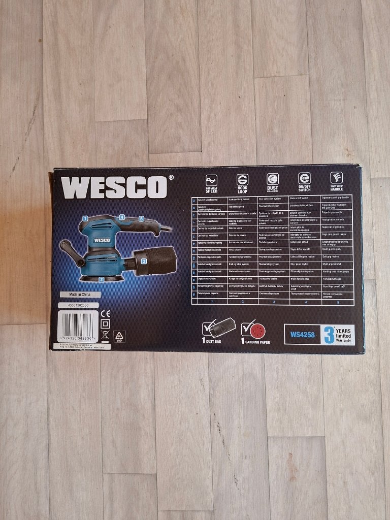Schuurmachine WESCO, Doe-het-zelf en Bouw, Gereedschap | Schuurmachines, Ophalen, Zo goed als nieuw