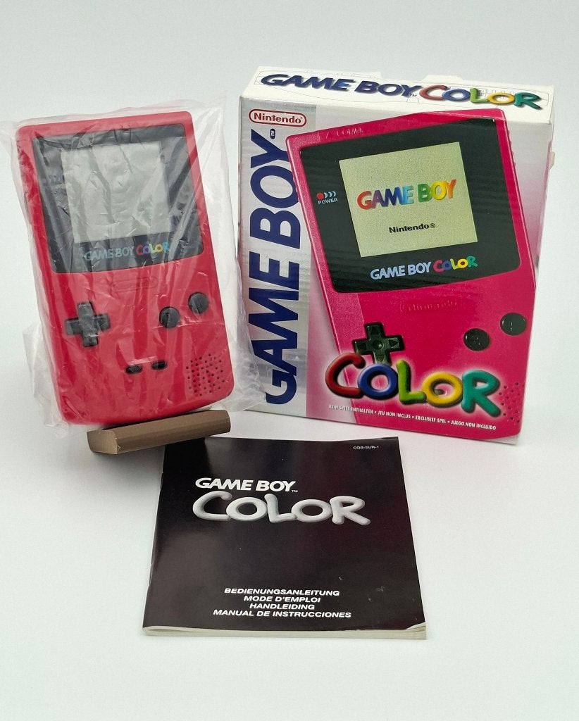 Nintendo Game Boy Color Berry Pink PAL CIB Clean Working, Envoi, Comme neuf, Game Boy Color, Avec housse de protection ou sac