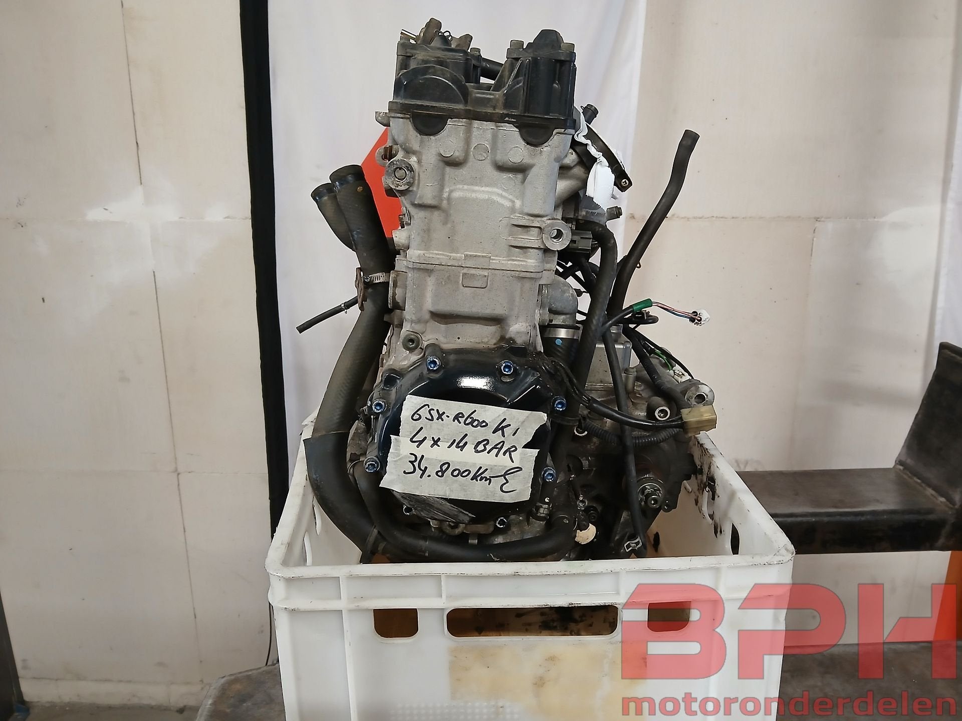 Motorblok Suzuki GSX-R 600 K1 K2 K3 2001 t/m 2003 engine 3 G, -, -, Enlèvement, Utilisé