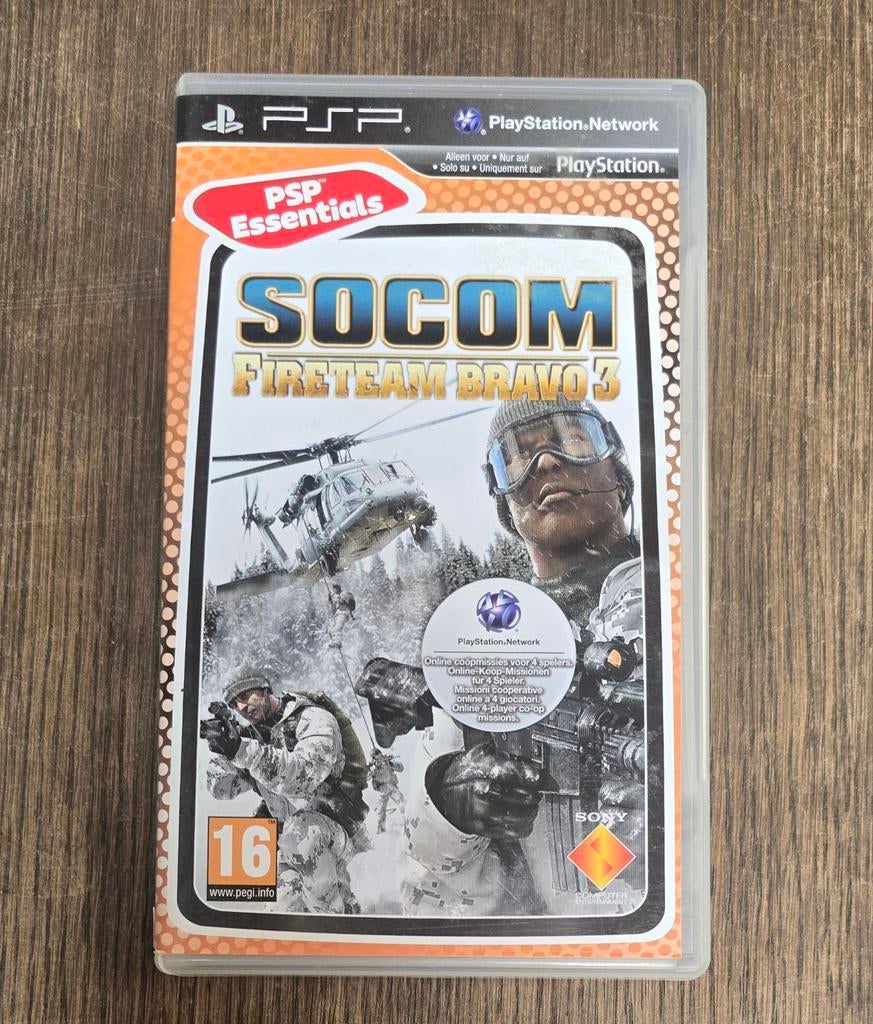 SOCOM: U.S. Navy SEALs Fireteam Bravo 3 Essentials, PSP, Games en Spelcomputers, Games | Sony PlayStation Portable, Ophalen of Verzenden