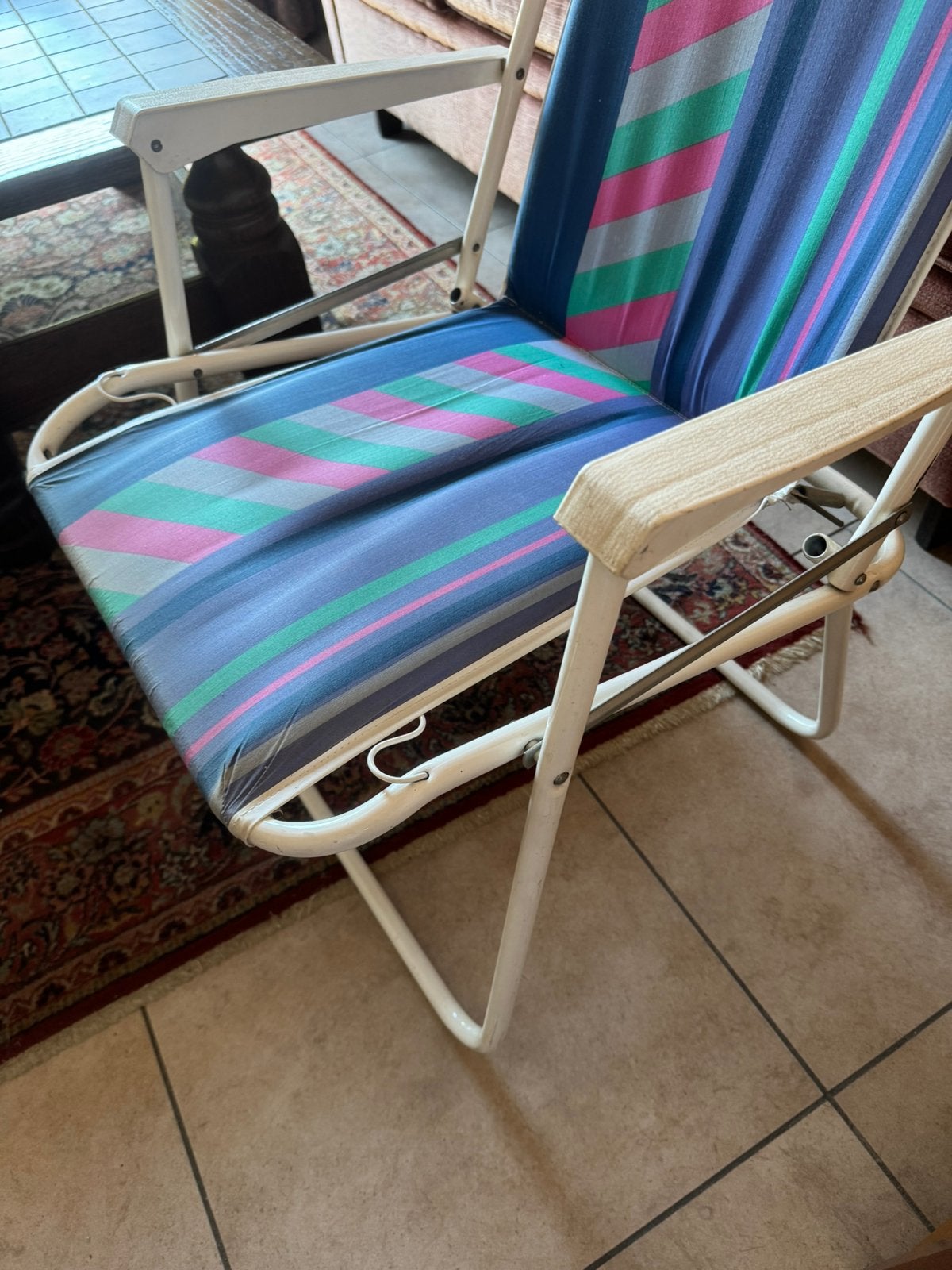 2 sièges d'été pliables, Enlèvement, Utilisé