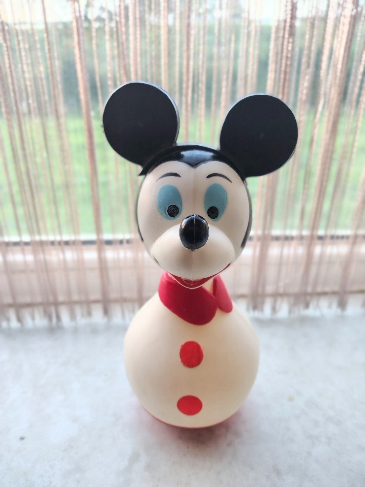 Vintage Disney Mickey Mouse tuimelaar (Educa) incl. doos, Enlèvement ou Envoi