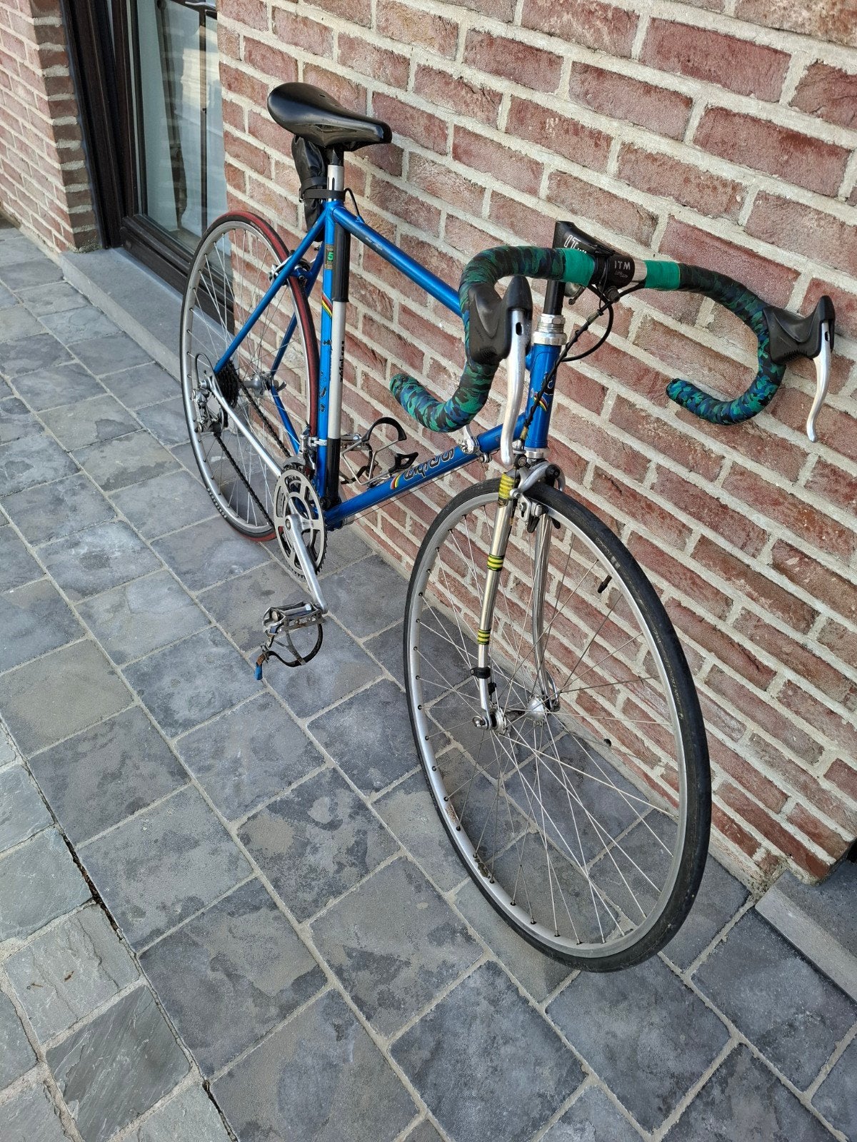 koersfiets retro kader maat 19, Ophalen