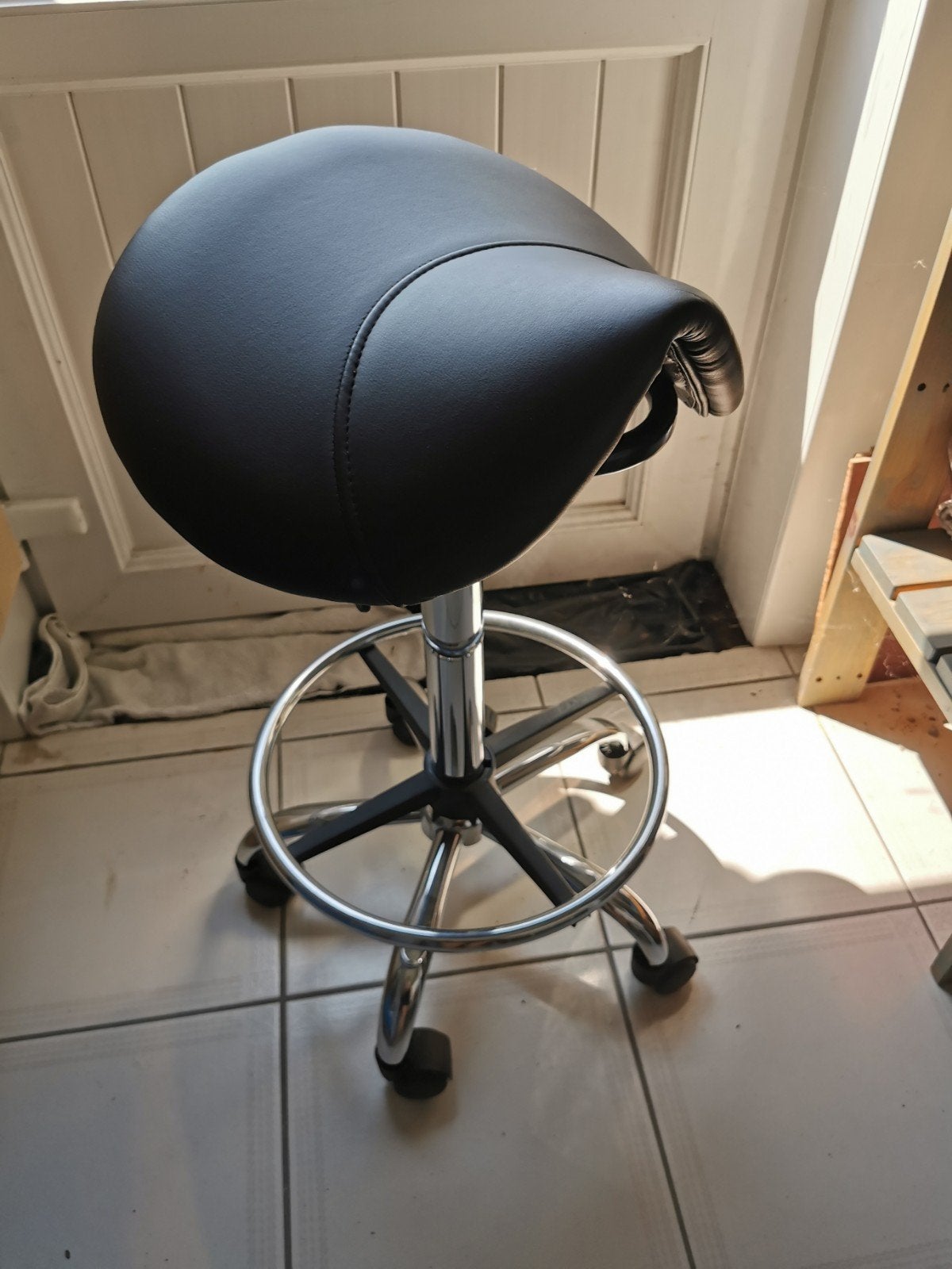 Zitkruk hoge versie massage pedicure, Ophalen