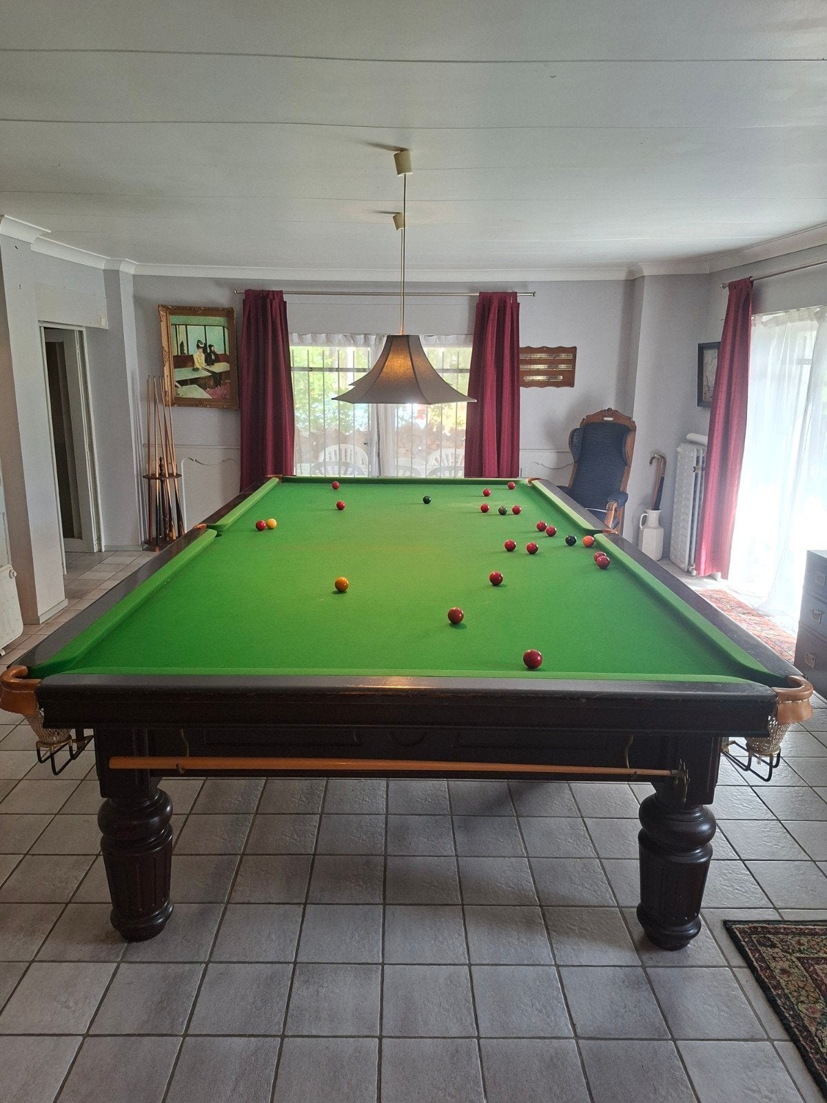 snooker, Enlèvement, Utilisé, Table de snooker