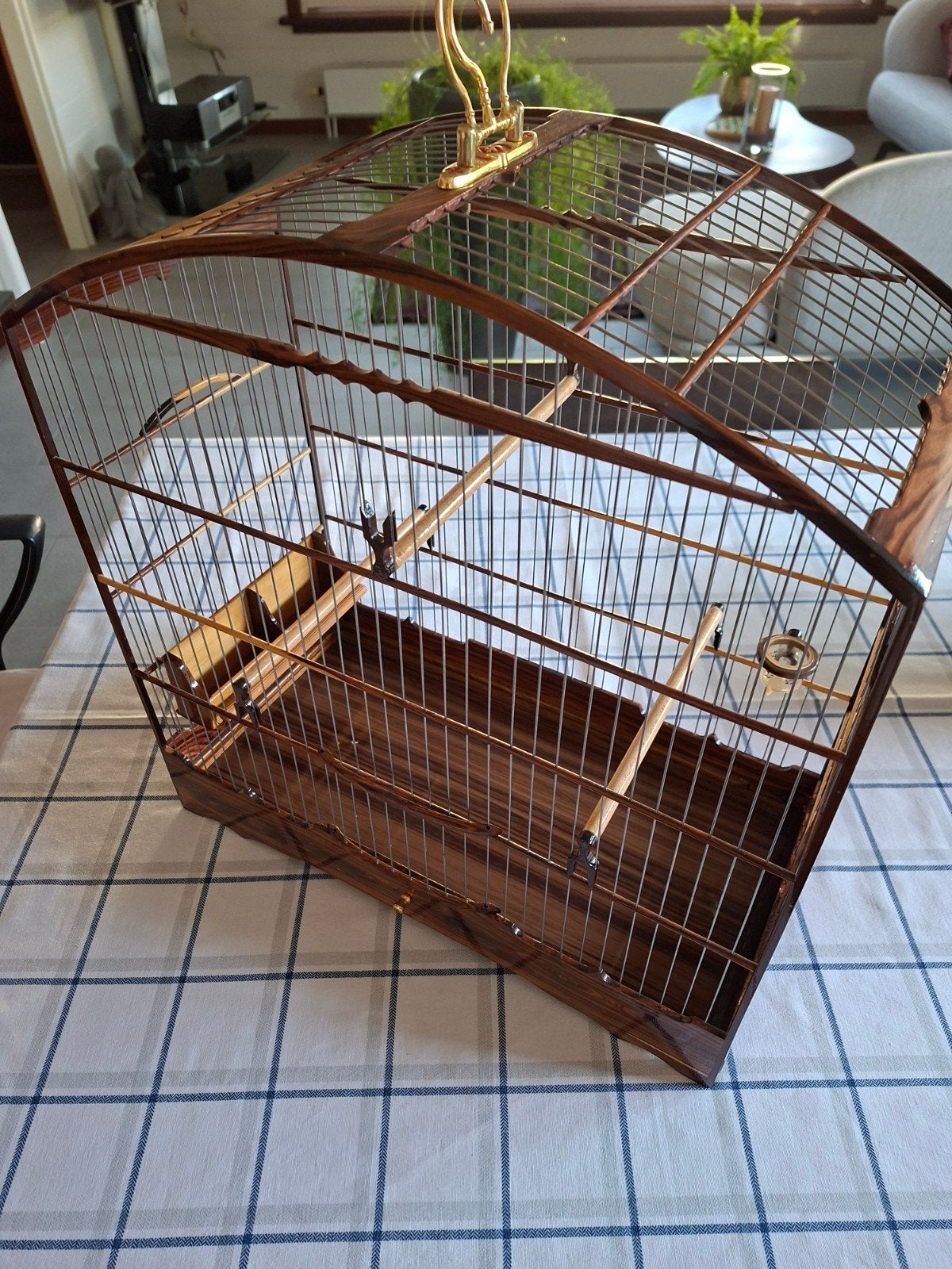 zangkooi, Enlèvement, Neuf, Bois, Cage à oiseaux