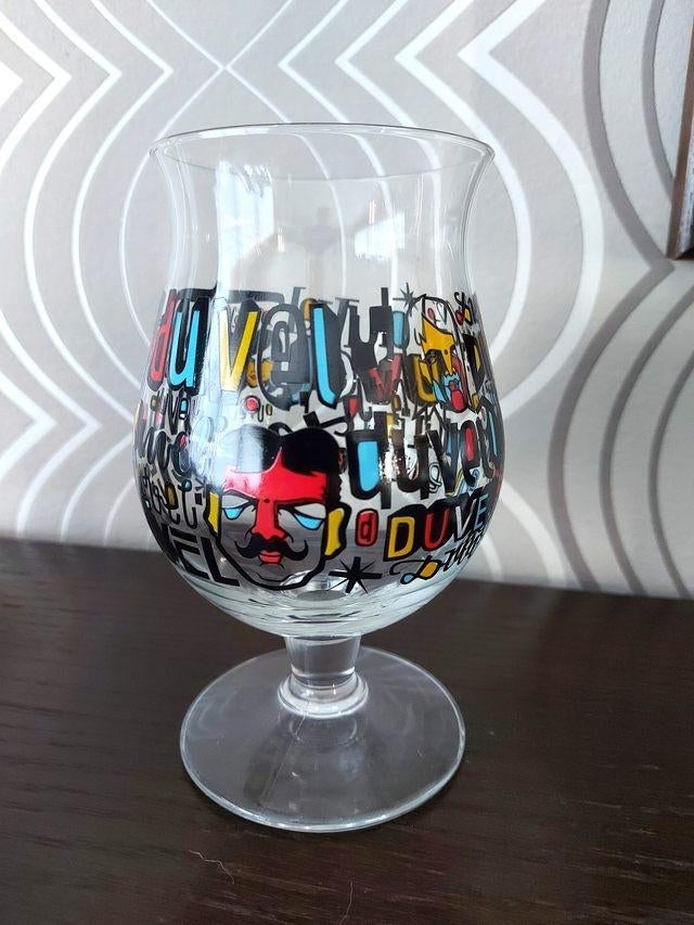 Duvel glas 'Denis Meyers' (B), Ophalen of Verzenden, Bierglas