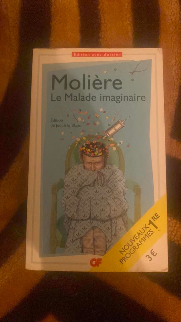 Book the Imaginary Malade, written by Molière, Livres, Enlèvement ou Envoi, Comme neuf