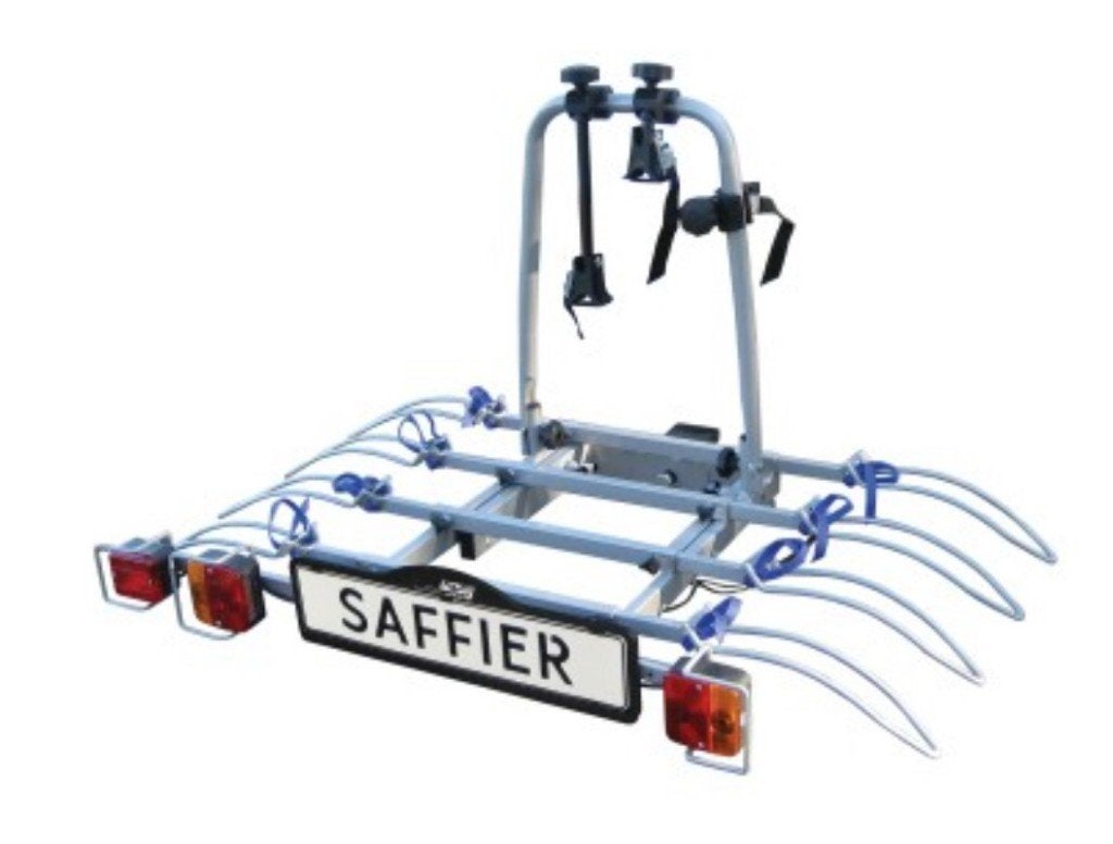 Saffier 4 Bike Hitch Mount fietsendrager, Auto diversen, Ophalen, 3 fietsen of meer, Gebruikt, Trekhaakdrager