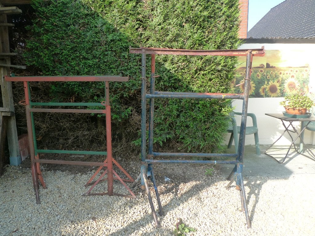 chevalets de quatre mètres, Enlèvement, Utilisé