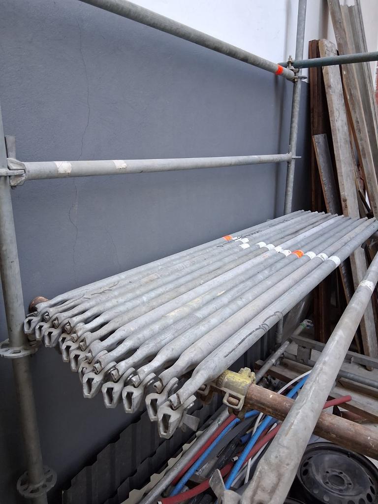 Stelling diagonalen voor breedte van 2m, 2.5m en 3m, Ophalen