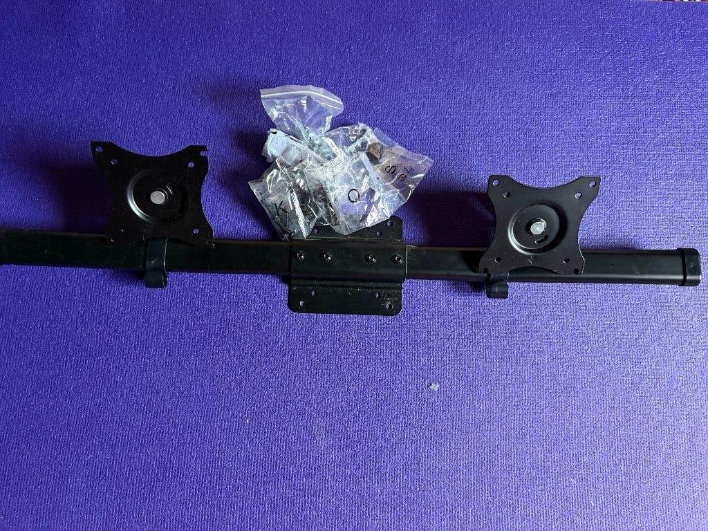 ===> Ophangsysteem voor 2 pc schermen <===, Computers en Software, Monitoren, Zo goed als nieuw, Ophalen, Gaming, Draaibaar