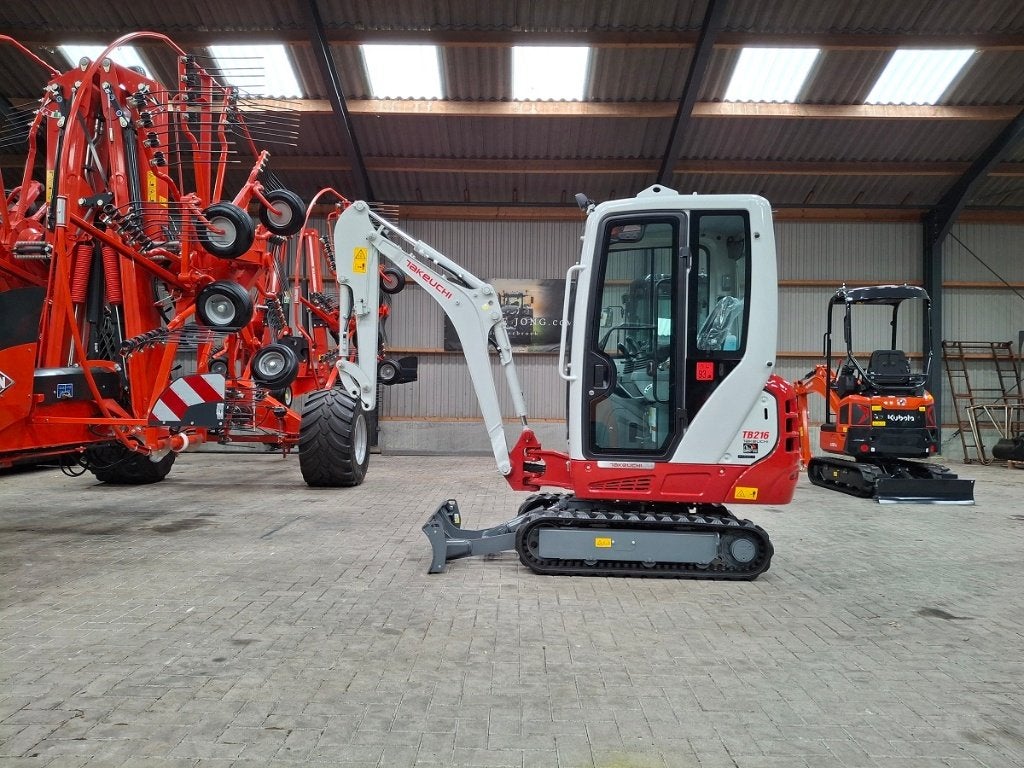 Takeuchi TB216, minigraver, minikraan, BJ2026, Nieuw!, Enlèvement, Neuf