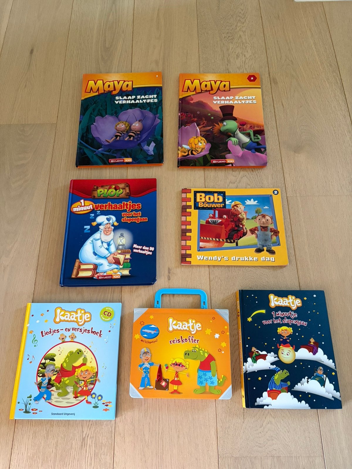 Boekjes Maya de bij, plop, Kaatje, Bob de bouwer, Boeken, Ophalen of Verzenden, Zo goed als nieuw, 2 tot 3 jaar