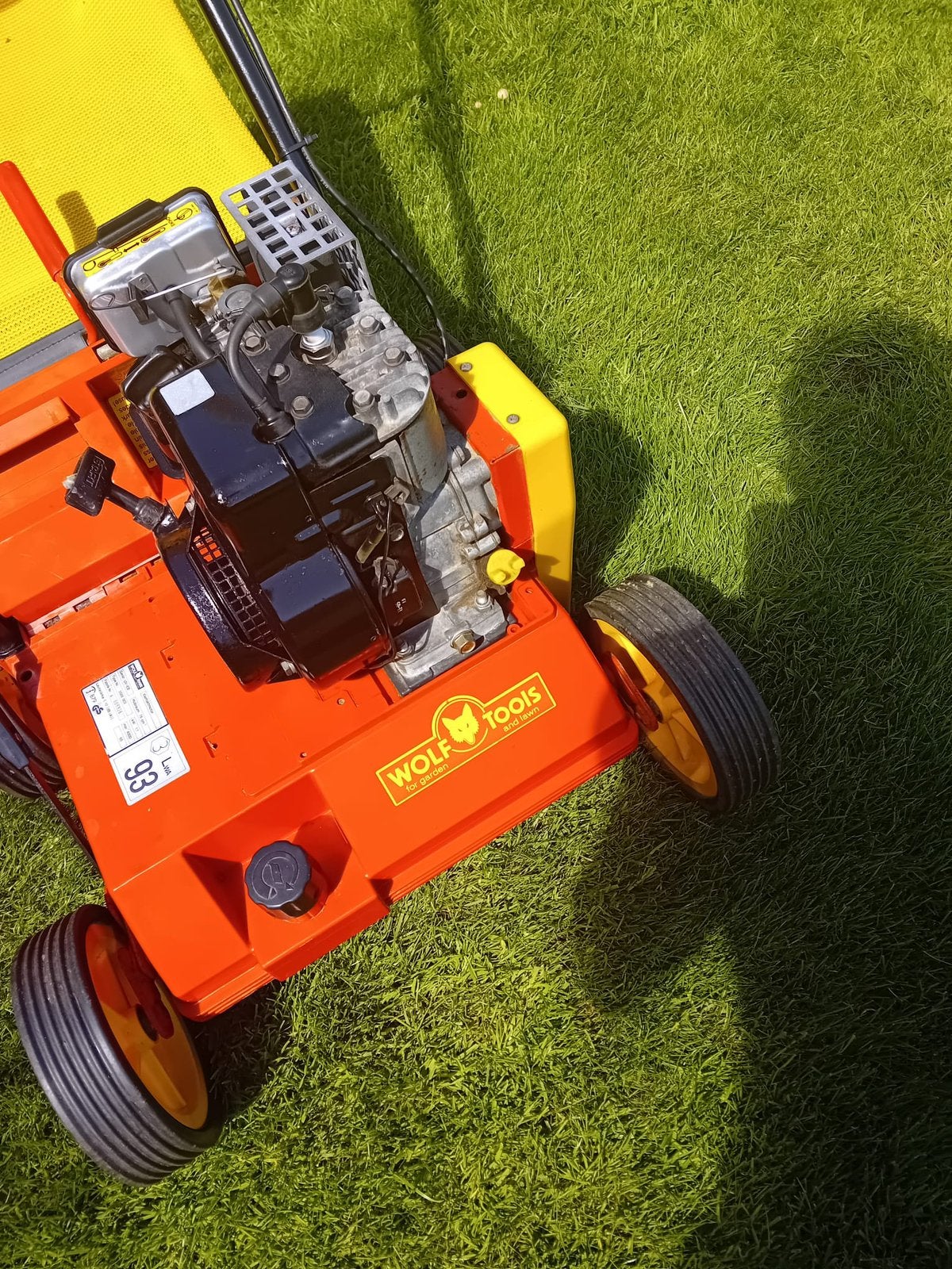 Verticuteermachine Wolf Garten met Kawasaki FA76 motor, Ophalen, Zo goed als nieuw, Benzine