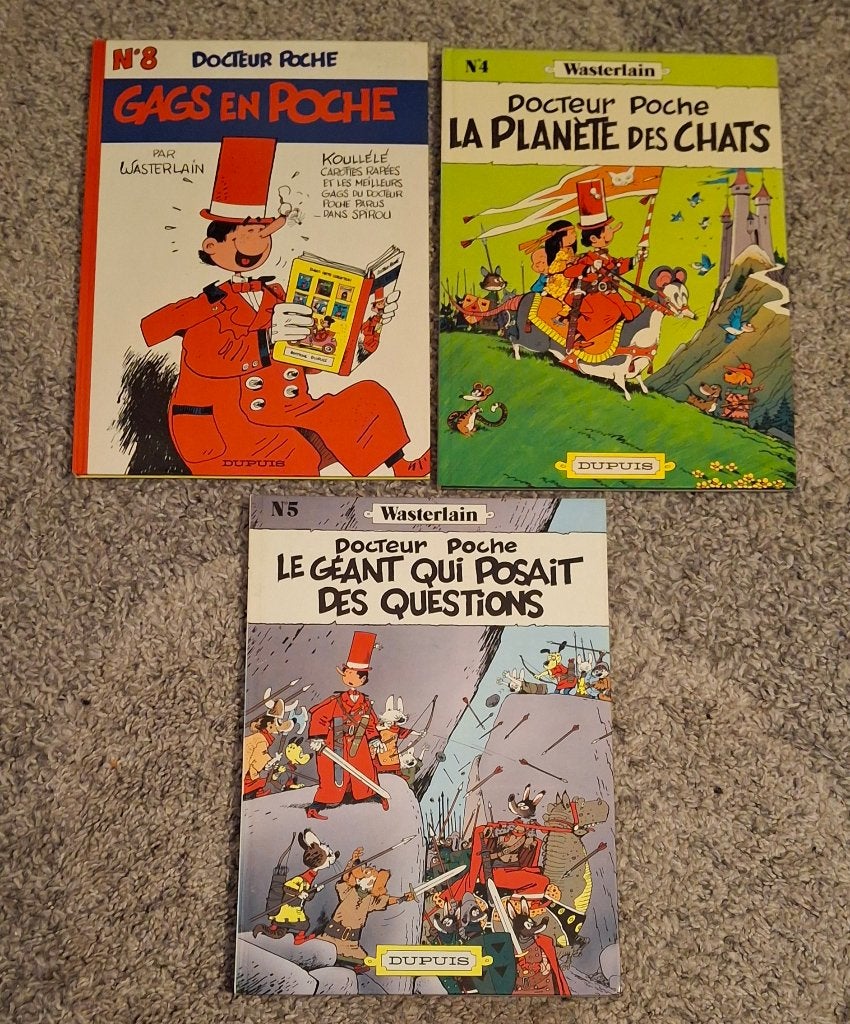 BD docteur poche EO de Wasterlain DUPUIS, Plusieurs BD, Enlèvement ou Envoi, Comme neuf, Marc Wasterlain