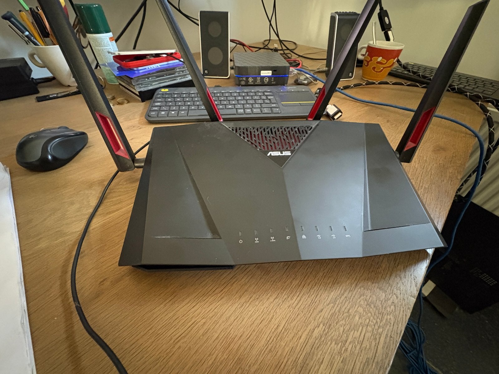 Asus Rt-AC-88-U router/acces point, Computers en Software, Netwerk switches, Ophalen, Zo goed als nieuw