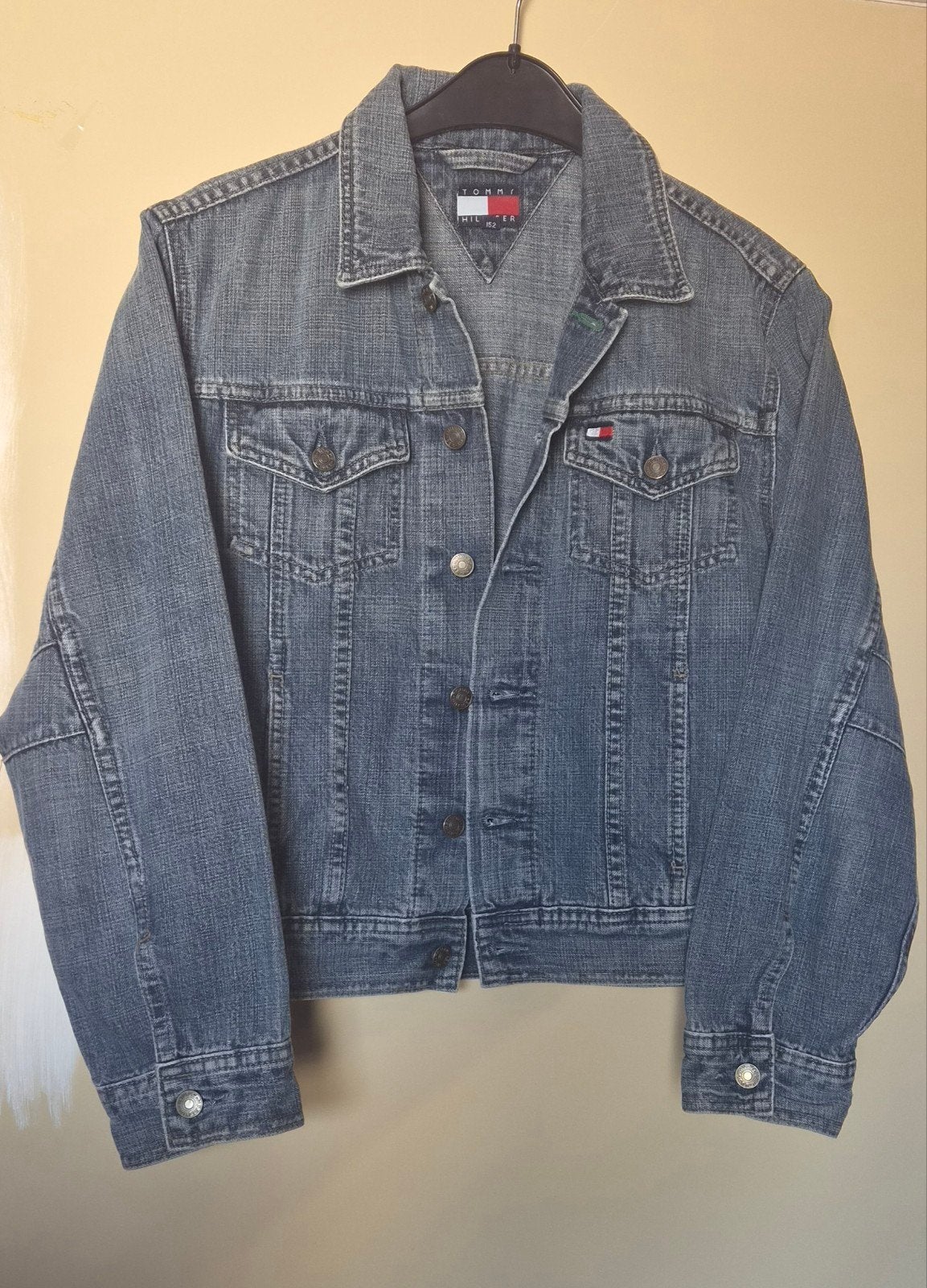 Spijkerjack van Tommy Hilfiger, Ophalen, Zo goed als nieuw, Tommy Hilfiger, Meisje