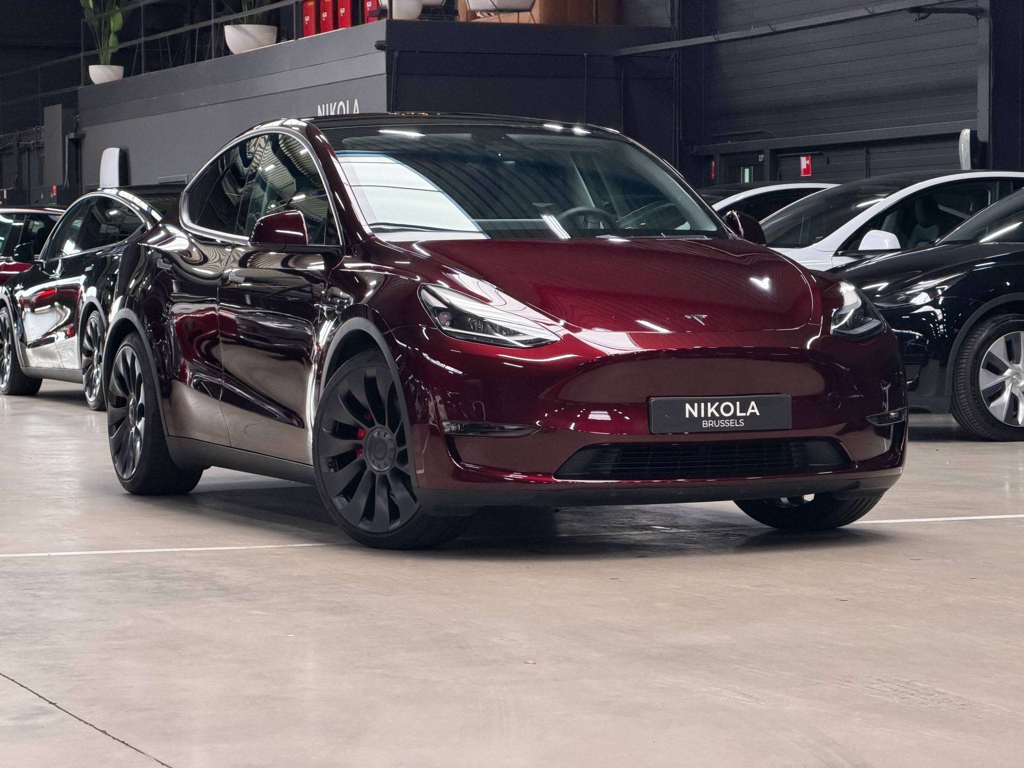 Tesla Model Y PERFORMANCE - AUTOPILOT ACTIVE -CHERRY RED - 2, Autos, Noir, 5 portes, 5 places, Automatique