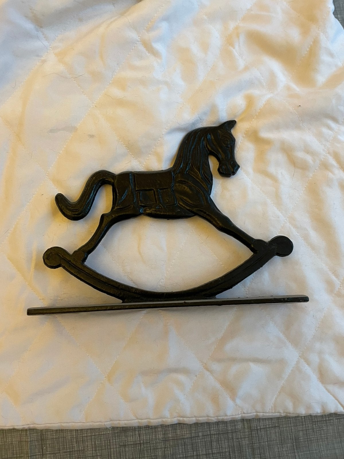 Butée de porte en métal de 20 cm de haut, Enlèvement ou Envoi, Comme neuf