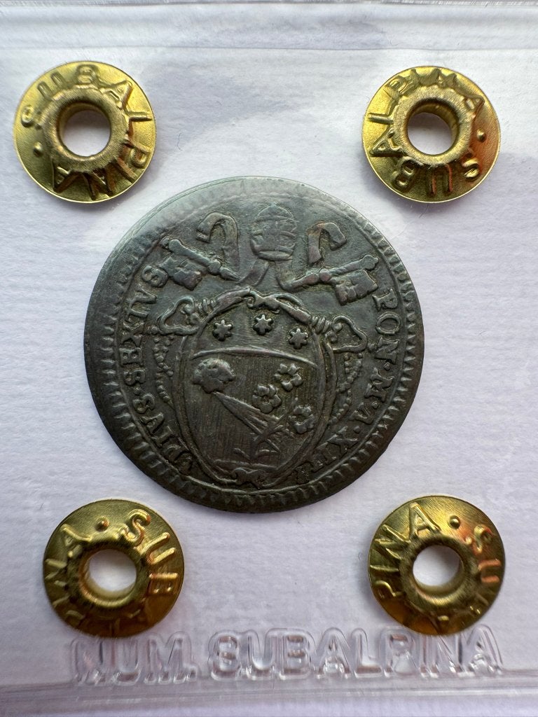 États pontificaux - Quattrino Romano 1787, Enlèvement ou Envoi, Autres pays, Monnaie en vrac