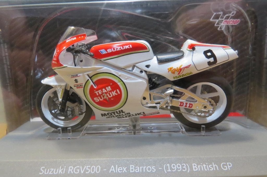 Alex Barros Suzuki RGV500 1993 1:18 diecast, Ophalen of Verzenden, Nieuw, Motor, Overige merken