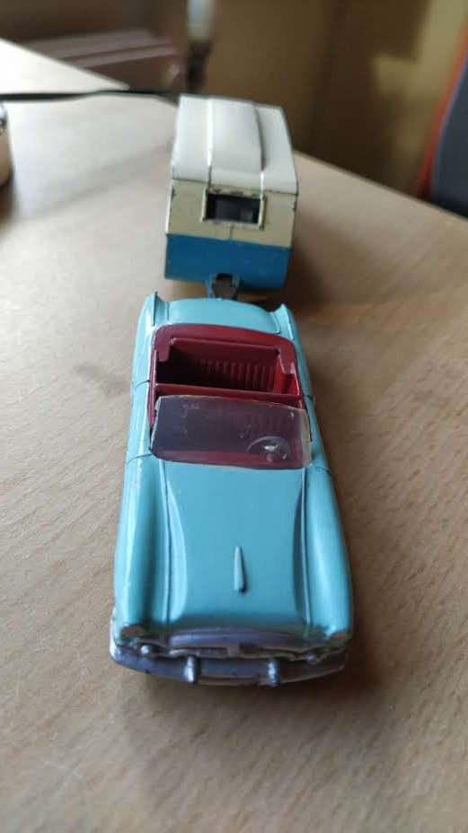 DINKY TOYS PACKARD + CARAVAN, Ophalen of Verzenden, Gebruikt, Auto, Dinky Toys