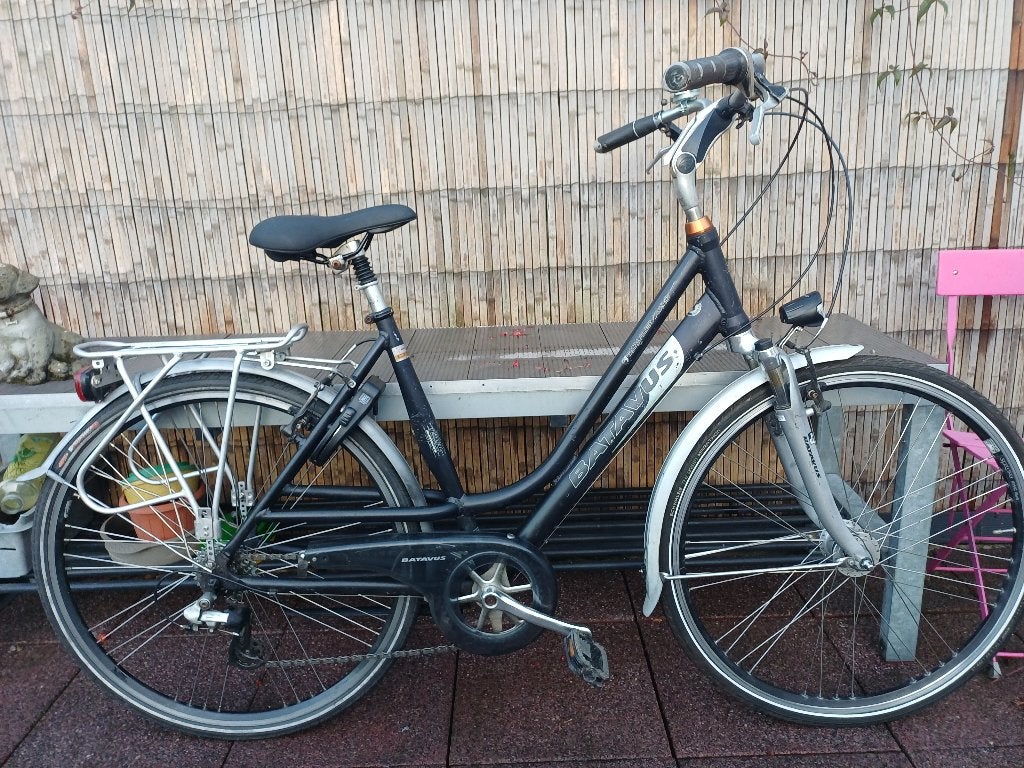 Batavus damesfiets maat 53 medium, Fietsen en Brommers, Fietsen | Dames | Damesfietsen, Ophalen, 53 tot 56 cm, Velgrem, Versnellingen