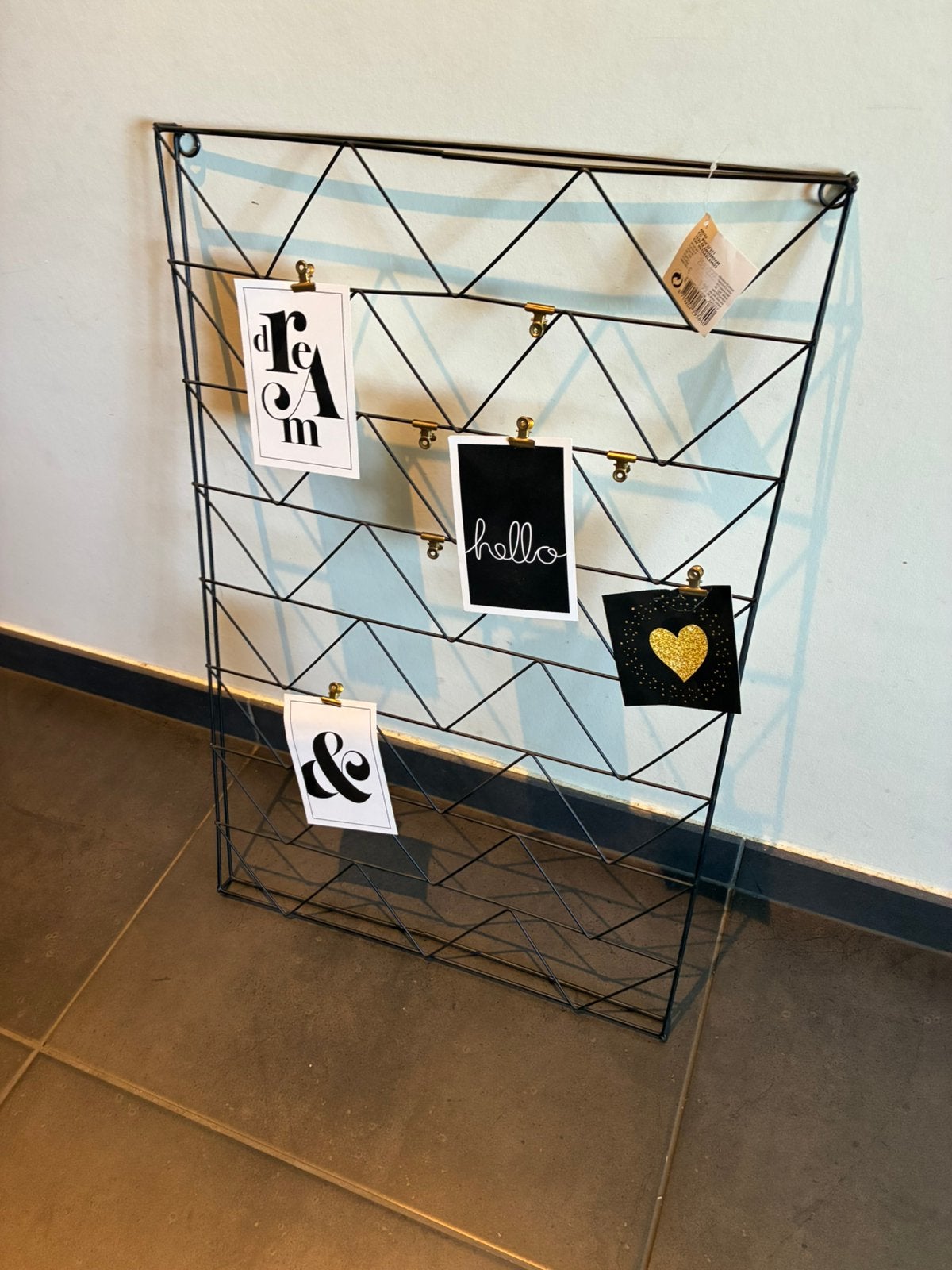 Wandrek voor kaartjes, Maison & Meubles, Accessoires pour la Maison | Tableaux d'affichage, Enlèvement, Comme neuf