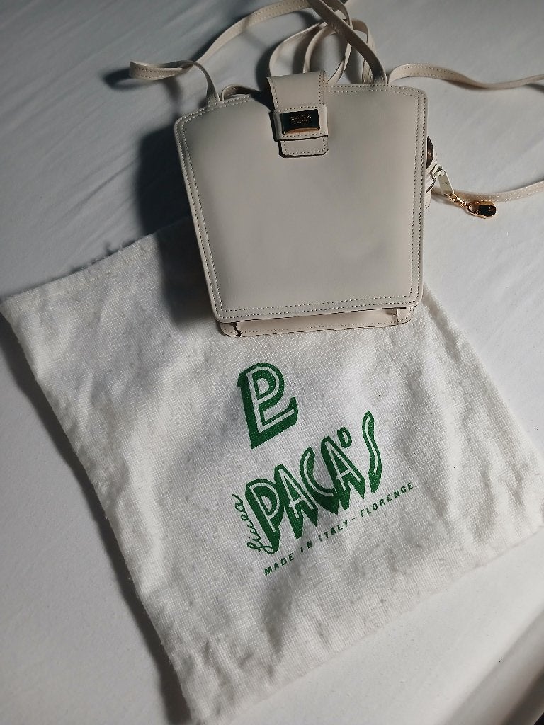 Jessica Line (Paca) handtas, Ophalen, Zo goed als nieuw, Wit, Handtas