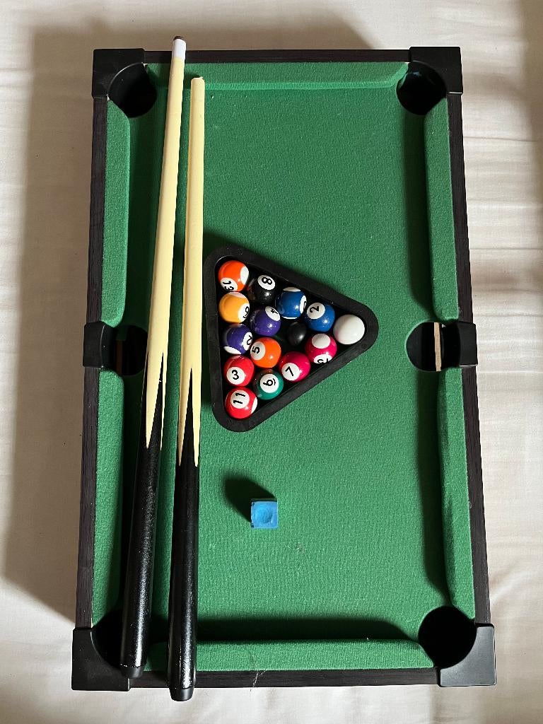Mini pool en kicker tafel, Ophalen, Zo goed als nieuw