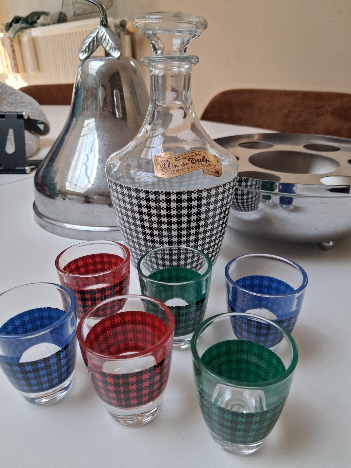 vintage borrelset 60's space age 60's 70's peer rockabilly, Verzamelen, Ophalen of Verzenden, Huis en Inrichting
