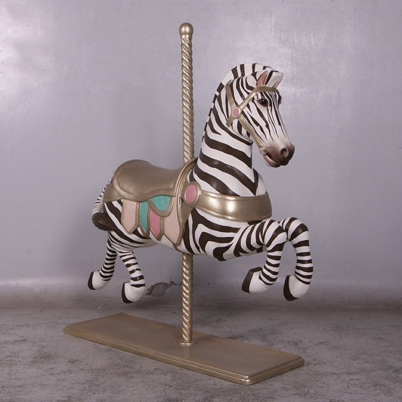 Christmas Carousel - Zebra - Rendier - hoogte 182 cm
