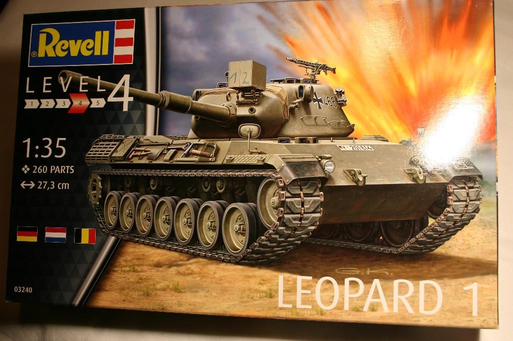 Revell 03240 1/35 Leopard 1 tank Belgische Landmacht, Tank, Enlèvement ou Envoi, Revell, Comme neuf