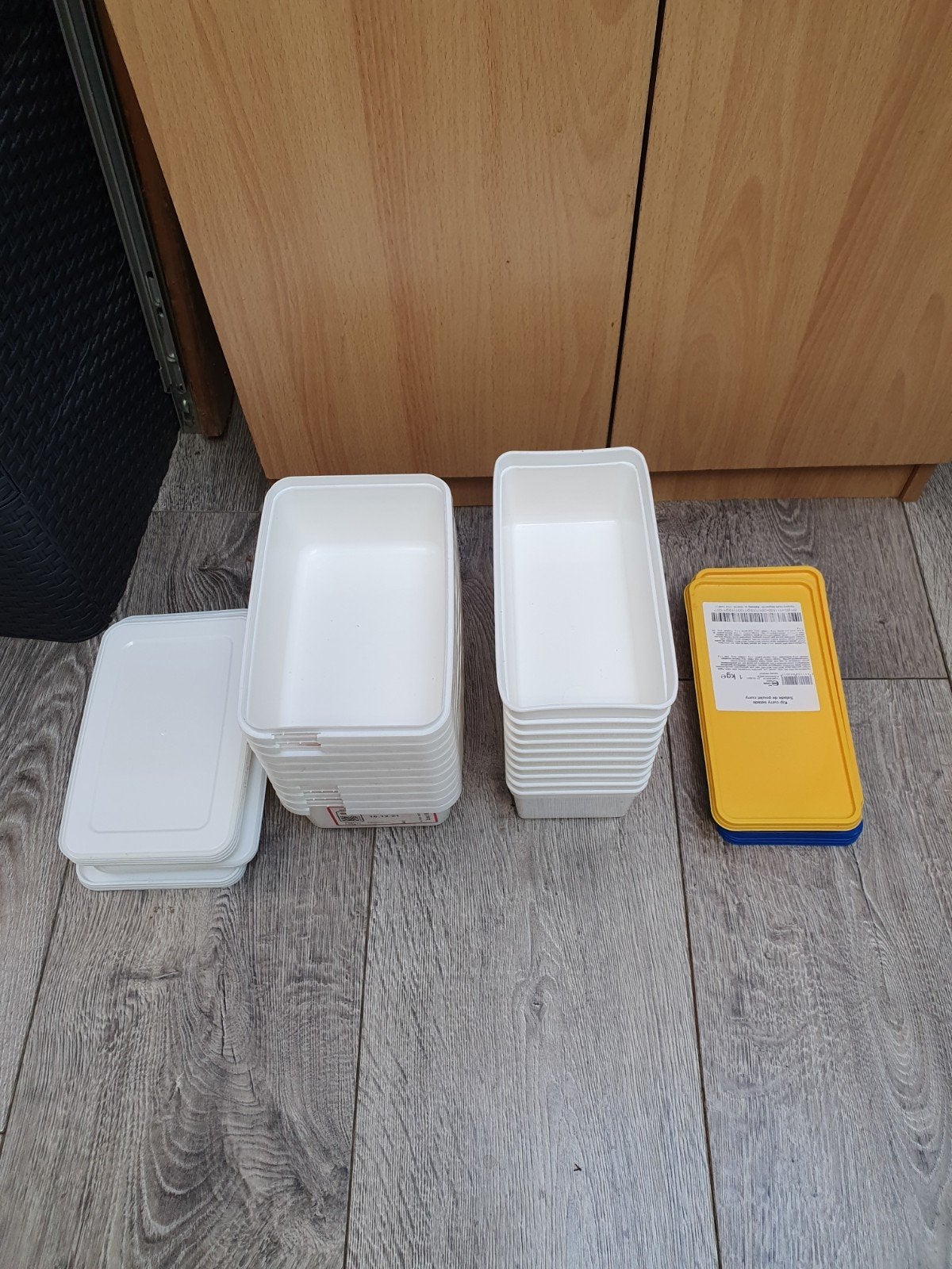 nombreuses boîtes de rangement de 1,5 kg et 1 kg avec couver, Enlèvement ou Envoi