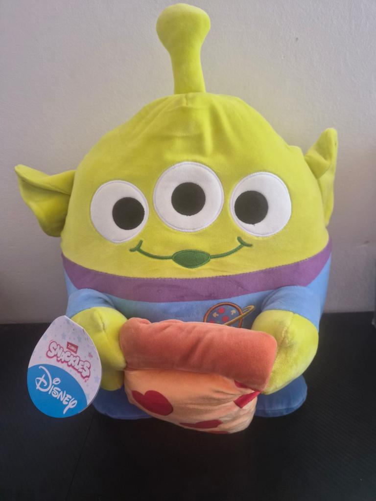 Peluche snackles alien de toy story 35cm, Neuf, Avec étiquette, Disney, Moyen (20 à 80 cm)