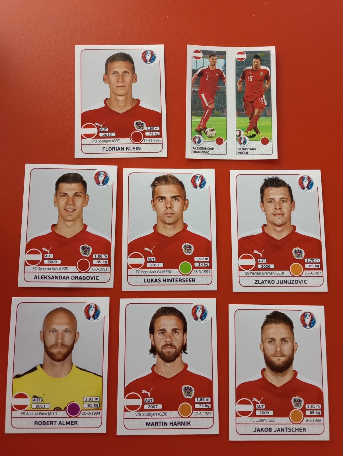 Euro 2016 Panini stickers UEFA, Ophalen of Verzenden
