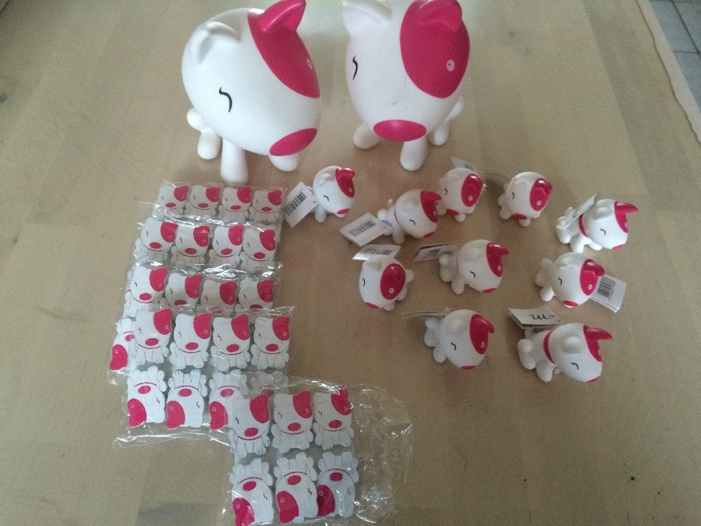 Hondje Pitty fuchsia collectie UITVERKOOP, Enlèvement ou Envoi, Neuf, Cadeau d'accouchement