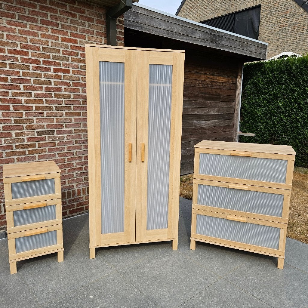 kasten te koop, Maison & Meubles, Armoires | Commodes, 3 ou 4 tiroirs, Enlèvement, Comme neuf