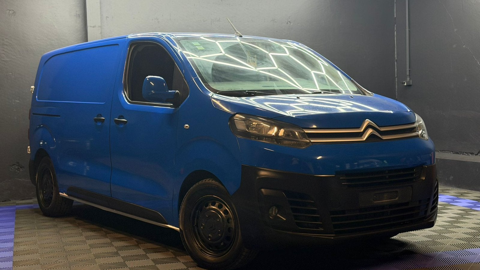 Citroen Jumpy 2018 1.6hdi euro 6, Autos, Euro 6, Entreprise, Bleu, Diesel