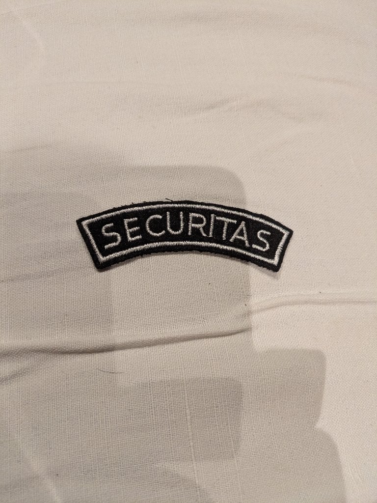 Securitas, Ophalen of Verzenden, Landmacht, Embleem of Badge
