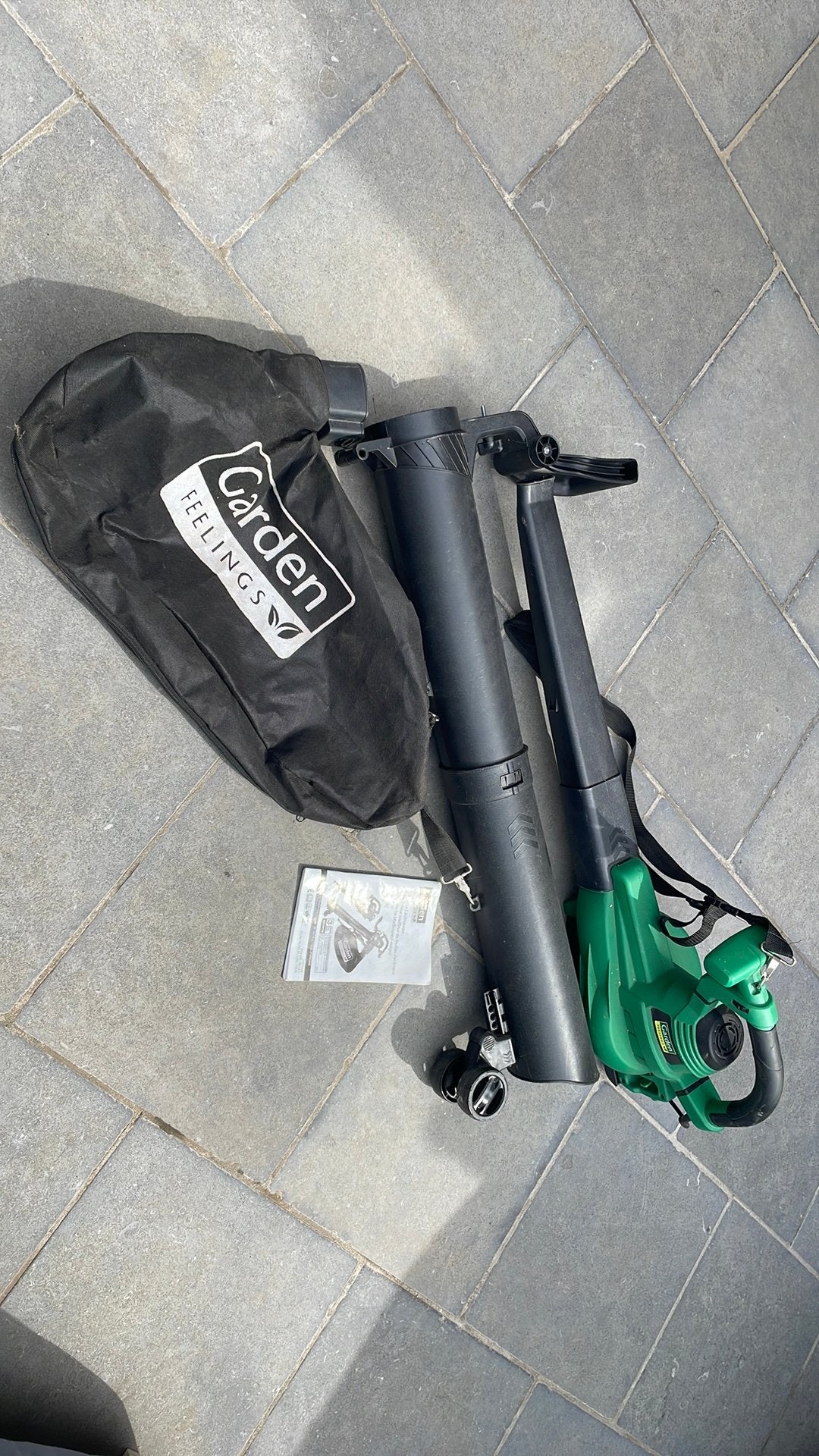 Aspirateur & souffleur de feuilles, Enlèvement, Utilisé, Porté à la main