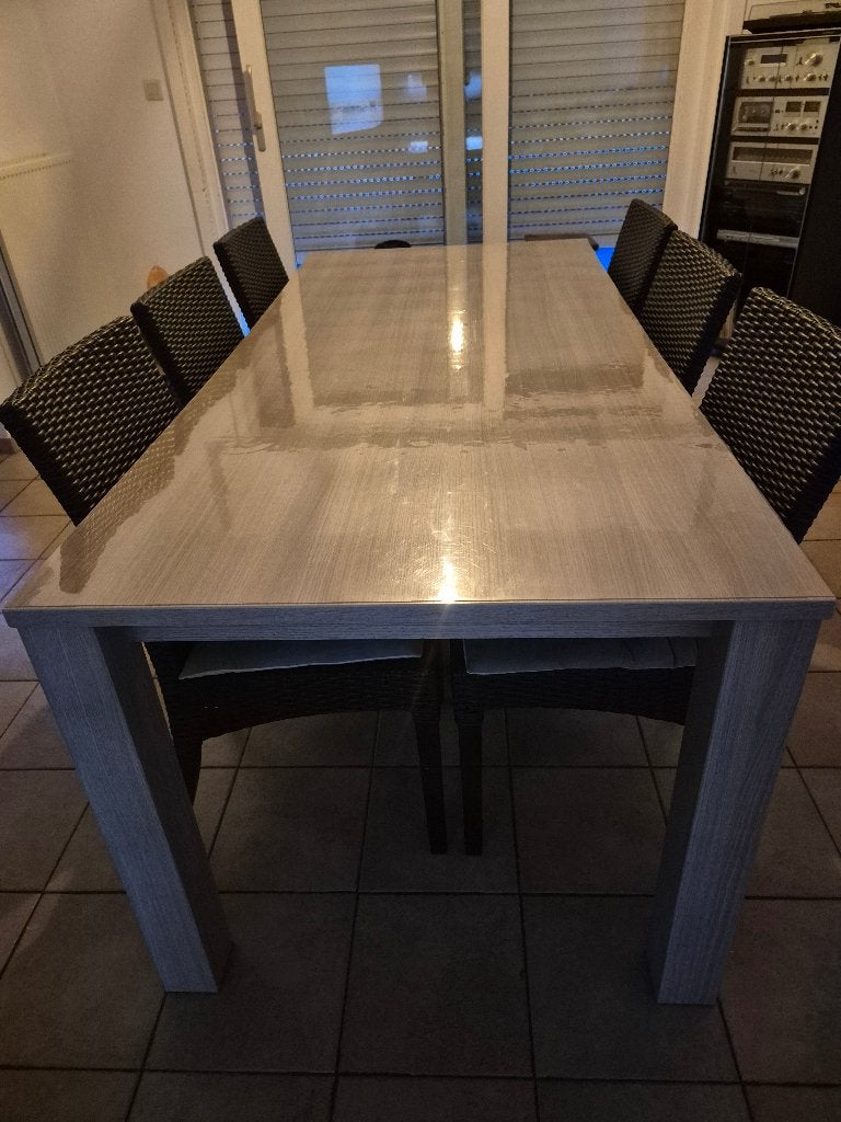 volledige woonkamerset, Ophalen, Zo goed als nieuw, Modern, 6 tot 8 stoelen