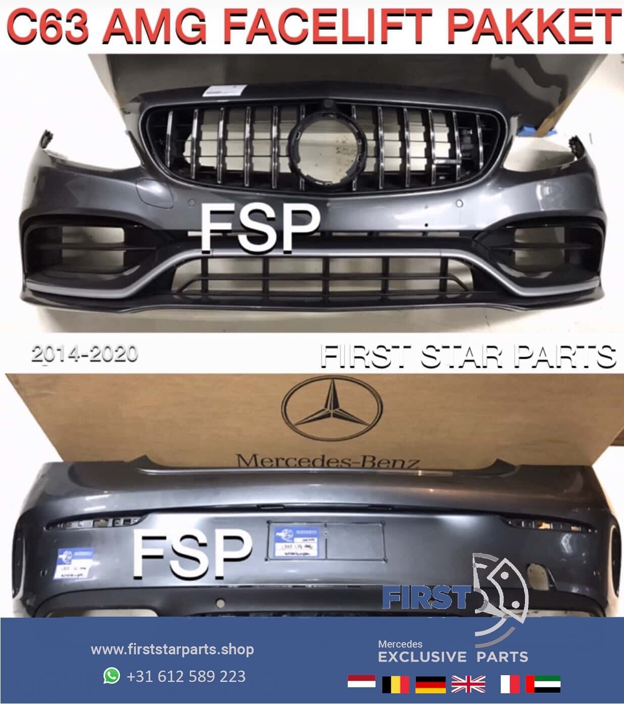 C205 C63 FACELIFT AMG PAKKET Mercedes C Klasse COUPÉ CABRIO