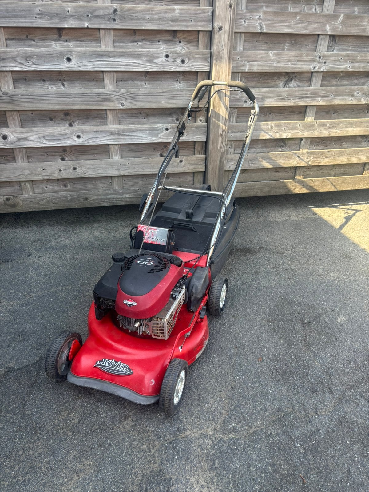 Grasmaaier benzine zelftrekker Rover 50cm 6pk el start, Enlèvement, Comme neuf