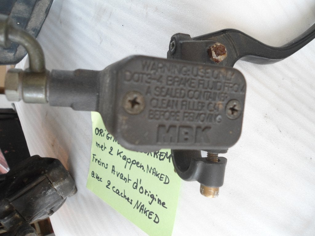 Booster Naked : originele voorrem compleet met kappen, Fietsen en Brommers, Ophalen, Gebruikt, Overige typen, Yamaha