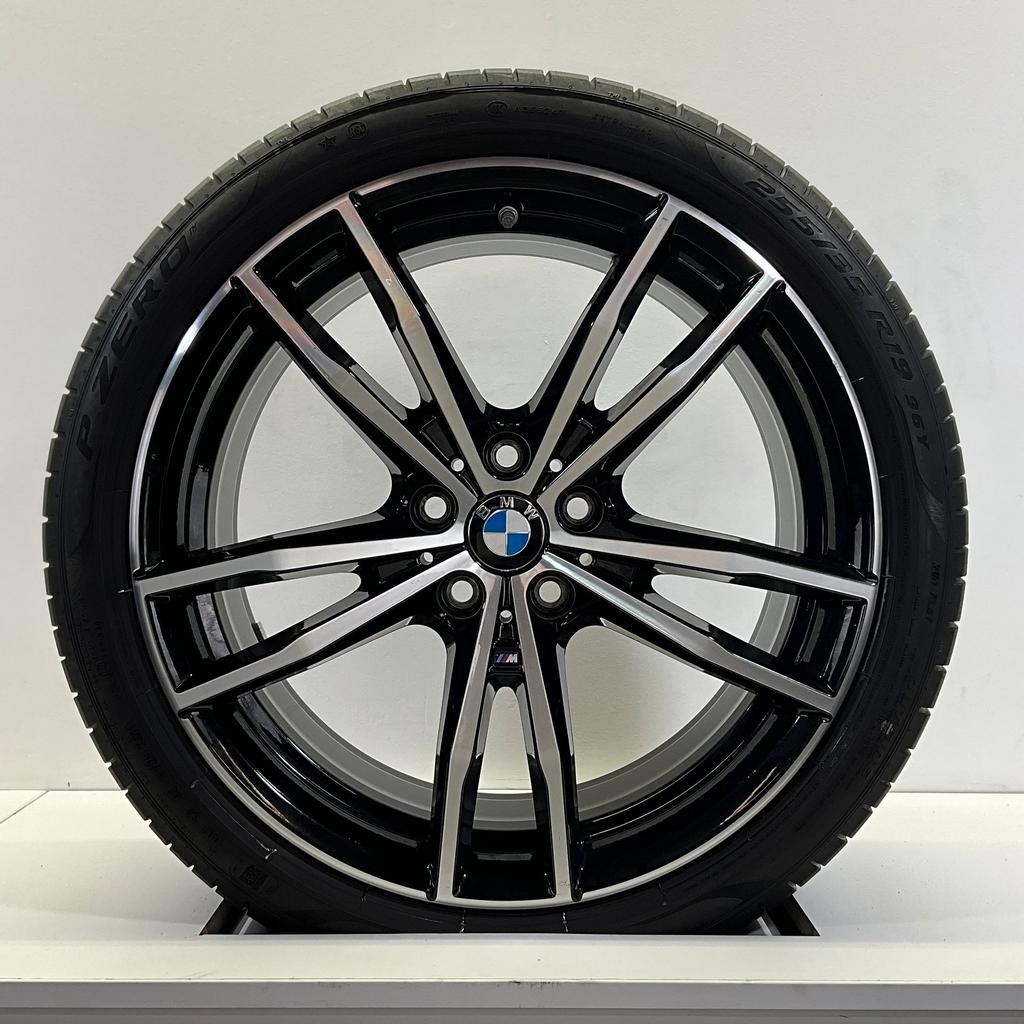 BMW 2 3 4 SERIE G20 G21 G22 G23 G42 BREEDSET VELGEN + ZOMERB, Auto-onderdelen, 19 inch, Gebruikt, -, -