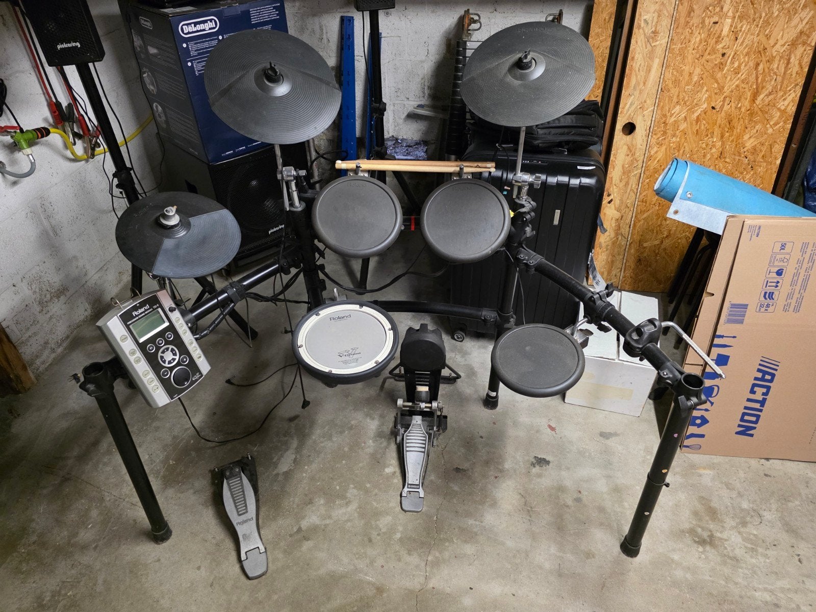Roland TD9, Musique & Instruments, Enlèvement ou Envoi, Utilisé, Roland